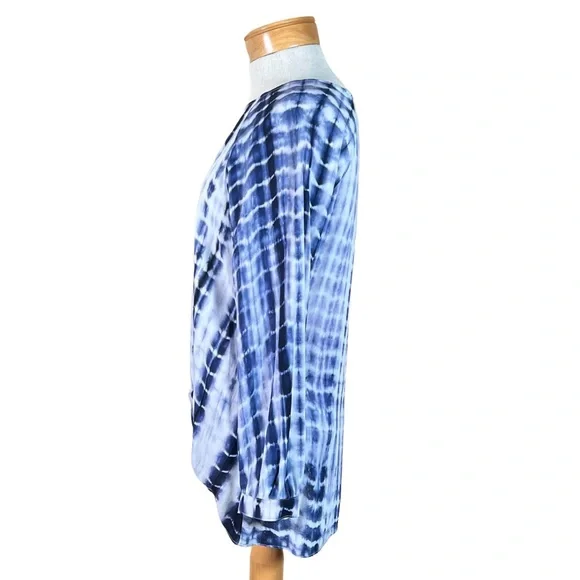 Karen Kane Women’s Lightweight Long Sleeve Tie Dye Tunic Size Small - Picture 4 of 12